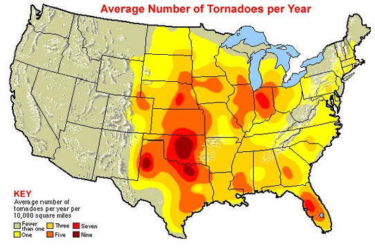 Tornado Map