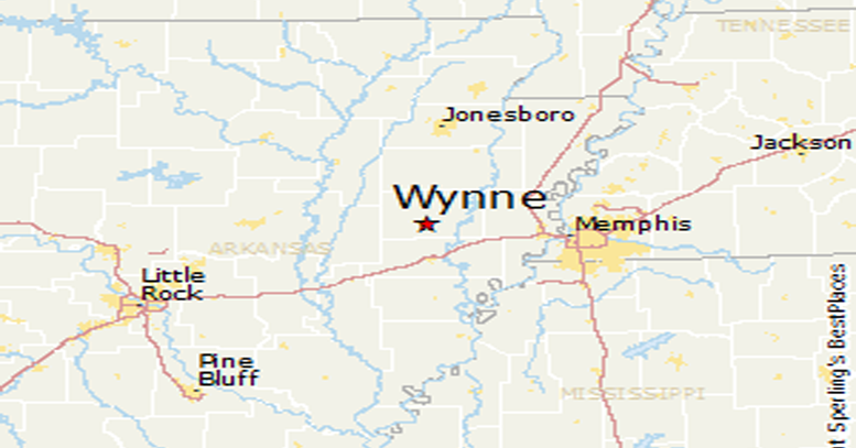 How Far Is Wynne Arkansas from Little Rock Arkansas